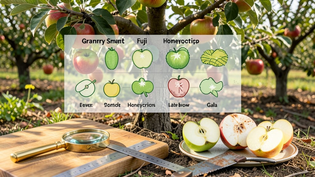 How to Identify Apple Tree Varieties: Leaf Shape and Fruit Color Clues