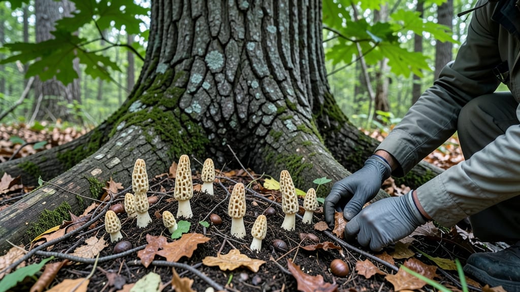 What Trees Do Morel Mushrooms Grow By: 12 Host Species Foraged Hunters Rely On