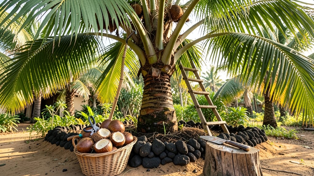 Palm Tree Fruit Inside: How to Harvest and Enjoy Ripe Coconuts Safely