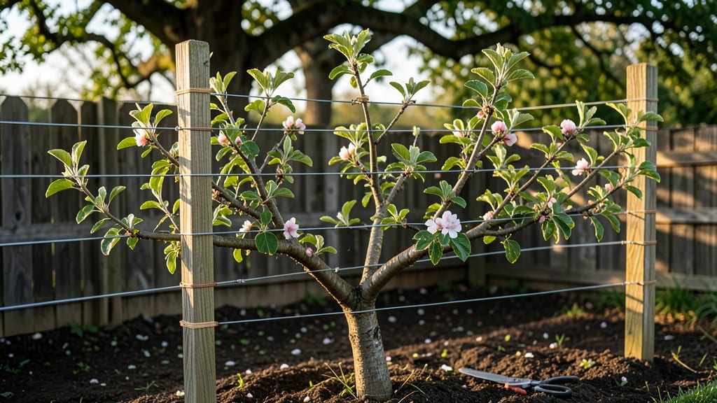 Espalier Apple Tree Trellis: Space-Saving Artistry for Compact Orchards