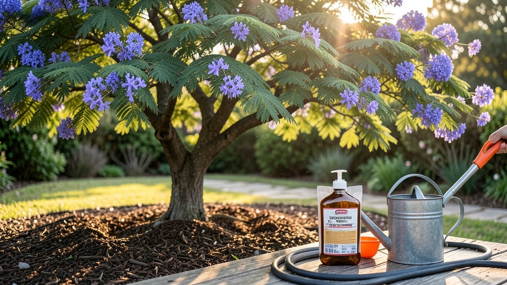Jacaranda Tree Fertilizer: Nitrogen-Phosphorus-Potassium Ratios for Vibrant Blooms