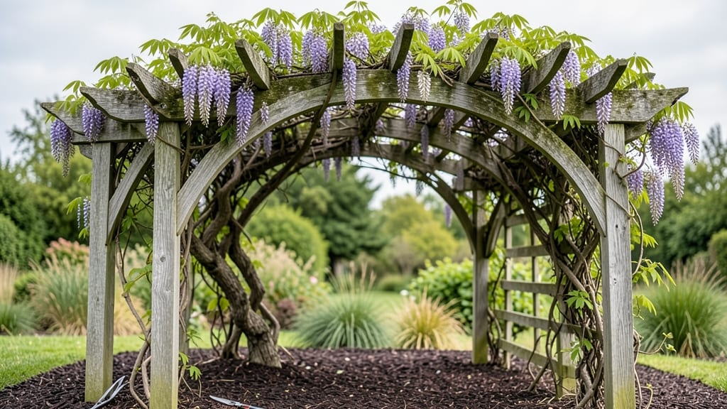 Wisteria Tree Support Frame: Sturdy Trellis for Vertical Growth Mastery
