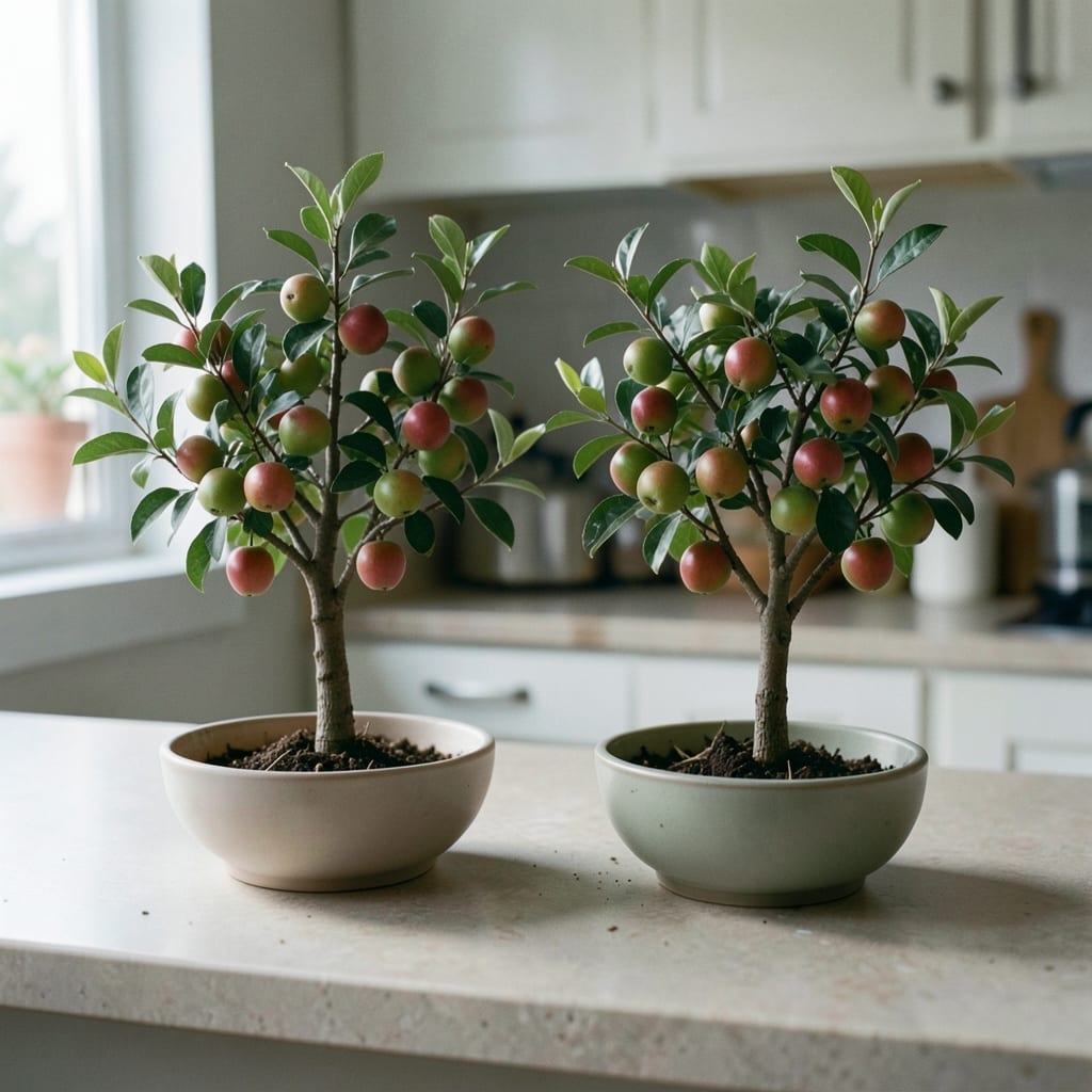 Two versions of the same dish, side by side