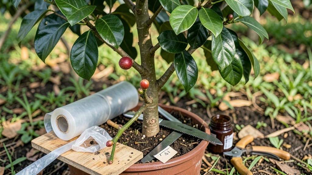 Lychee Fruit Tree Grafting: Precision Technique for Faster Fruit in 2 Years